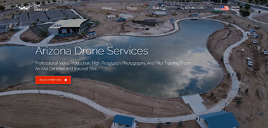 Surprise AZ Web Design Sample--Dave the Drone Guy